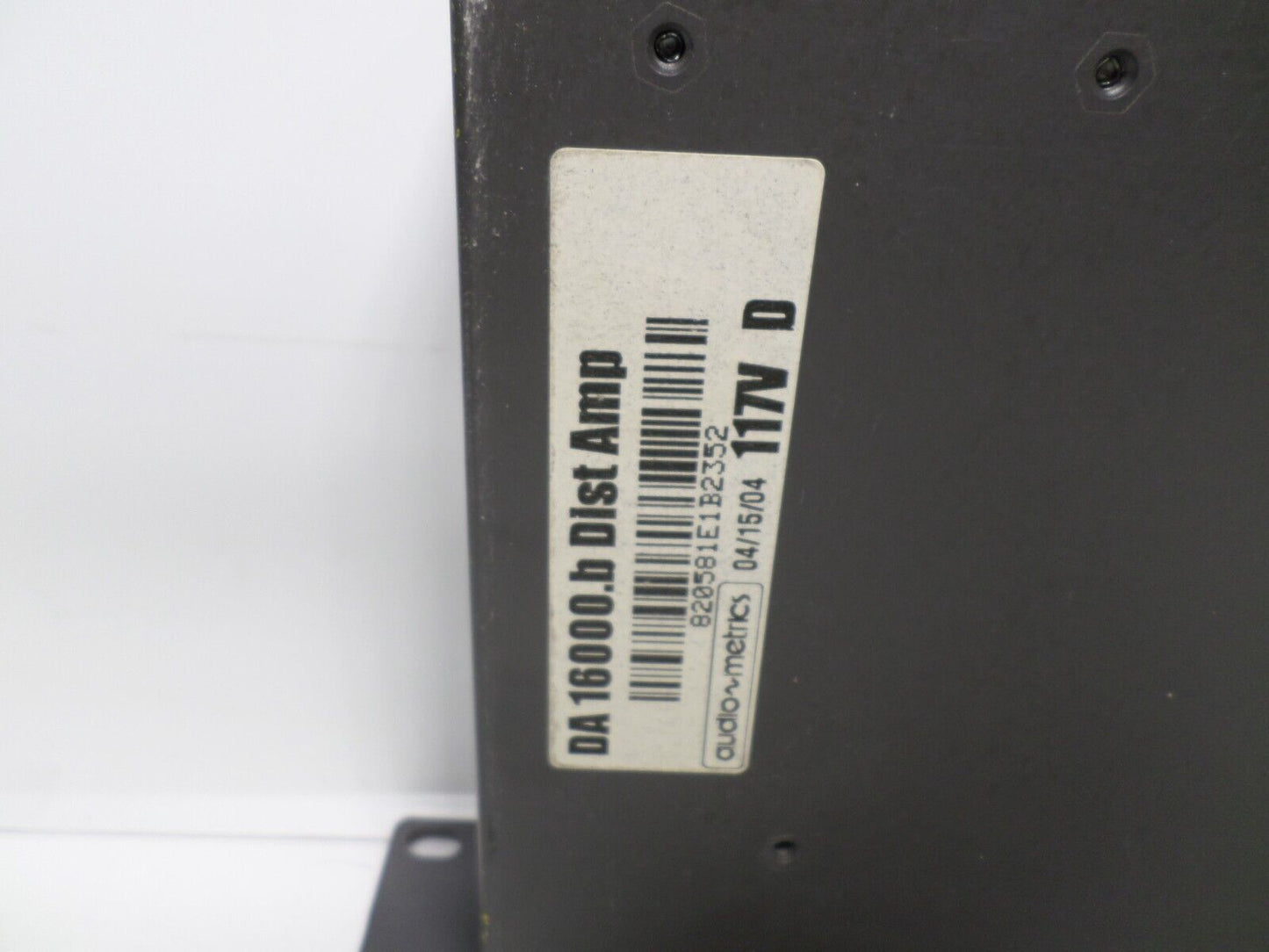 Audio-Metrics DA16000.b Four Channel Distribution Amplifier