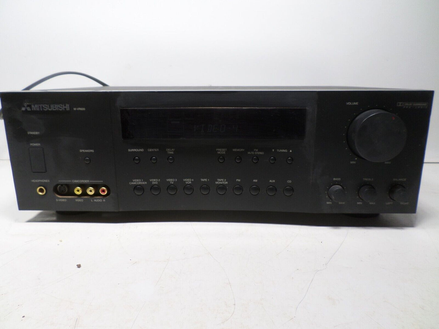 Mitsubishi M-VR600 Receiver HiFi Stereo Vintage 5.1 Channel Audio Home Theater
