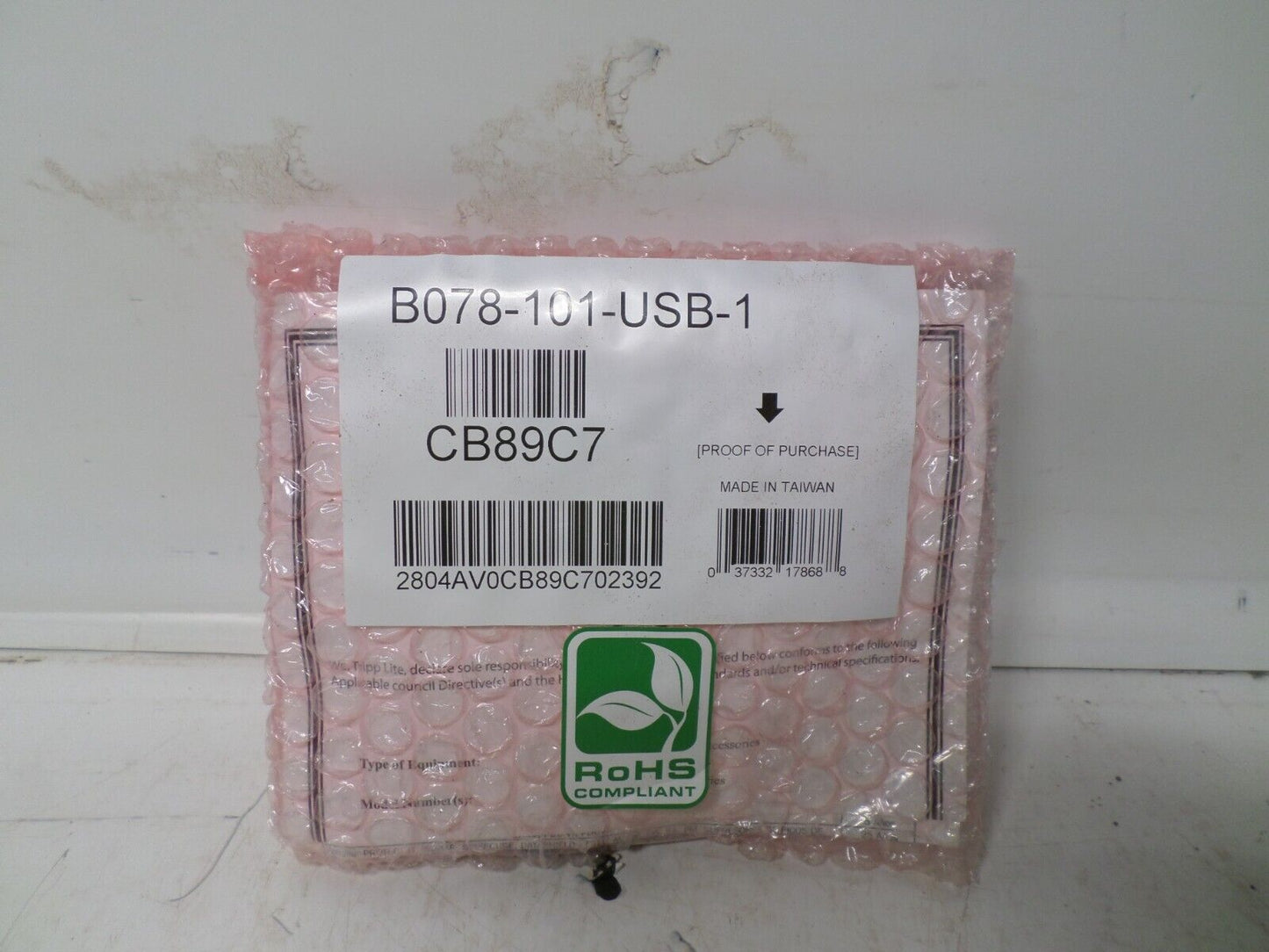 New Tripp Lite B078-101-USB-1 KVM Switch Cable