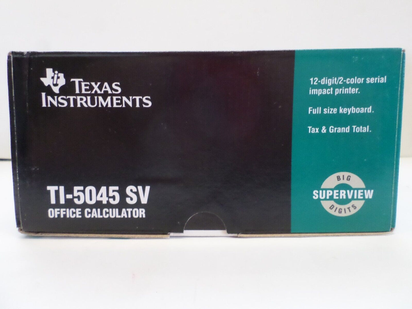 TEXAS INSTRUMENTS TI-5045 SV Super View ELECTRONIC DESK CALCULATOR 2 COLOR