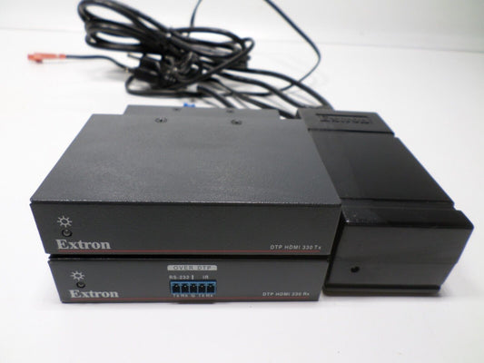 PAIR Extron DTP HDMI 330 RX / TX Twisted-Pair Extender + Power Supply