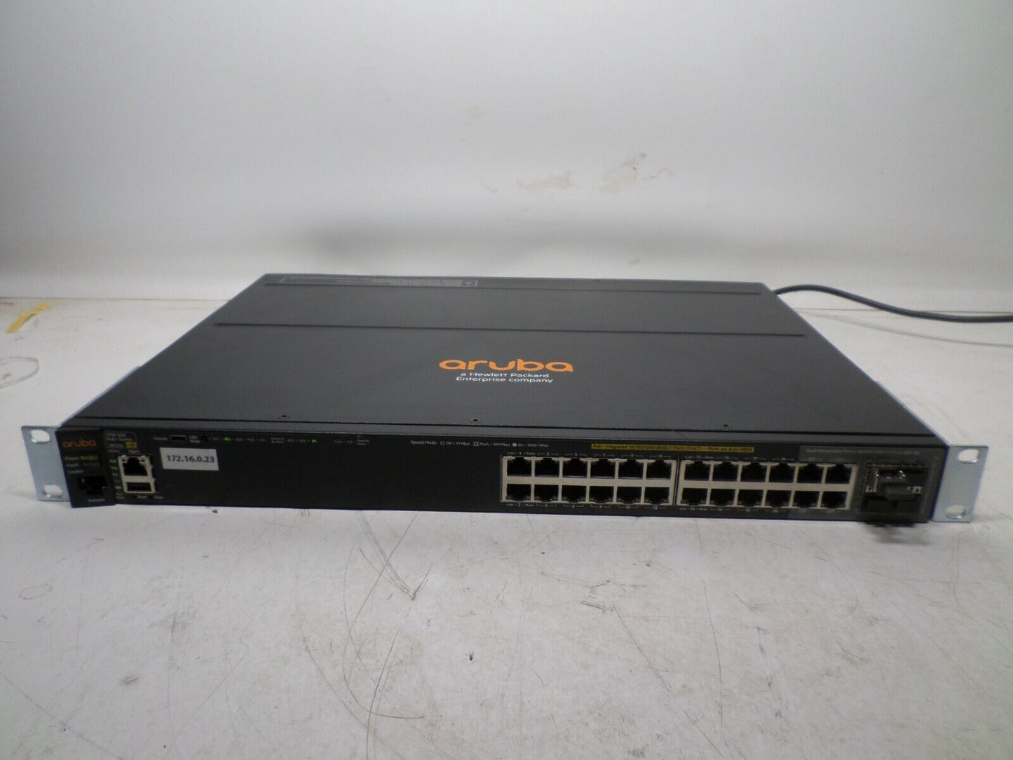 HP Aruba | J9727A |  2920-24G 24 Port PoE Gigabit Switch - WITH EARS