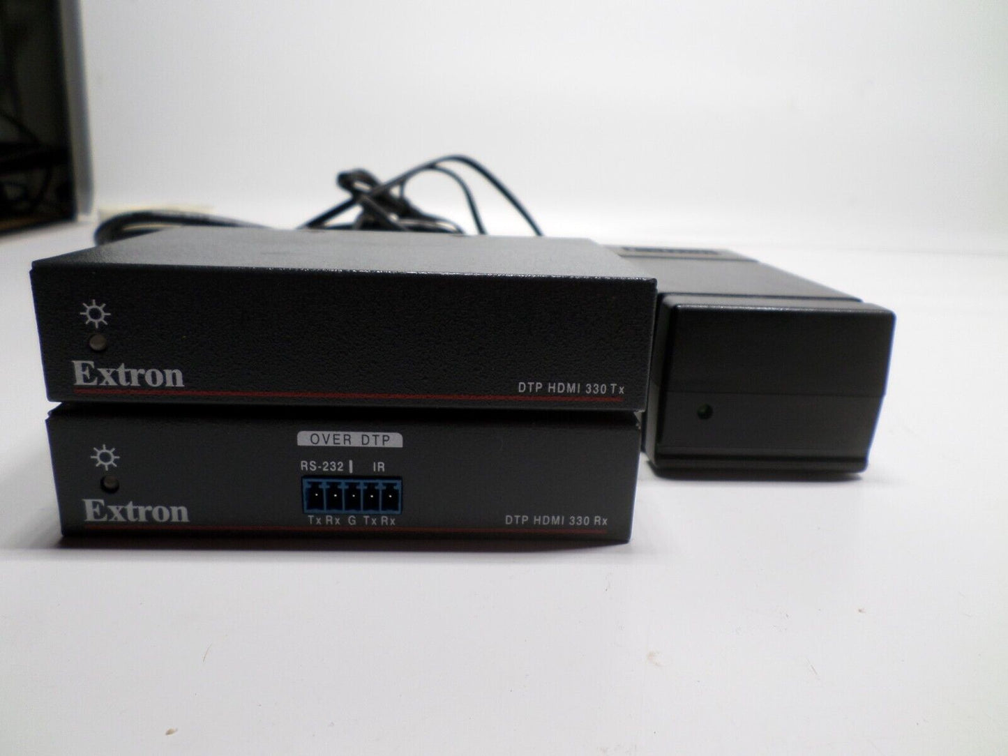 PAIR Extron DTP HDMI 330 RX / TX Twisted-Pair Extender + Power Supply