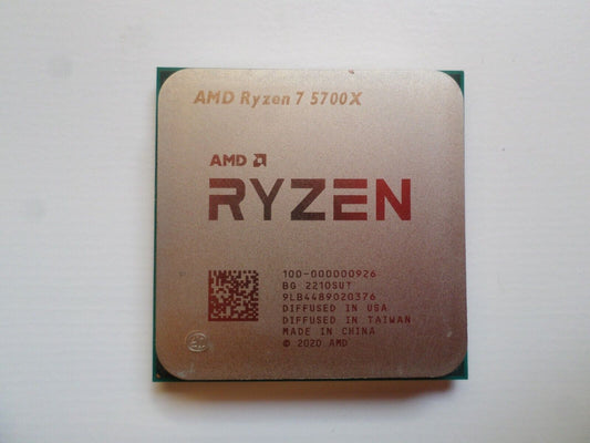 AMD Ryzen 7 5700X 8-Core 3.4GHz Socket AM4 65W CPU Desktop Processor