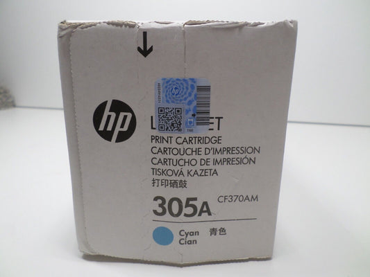 HP Genuine 305A (CE411A) Cyan LaserJet Toner Cartridge • New