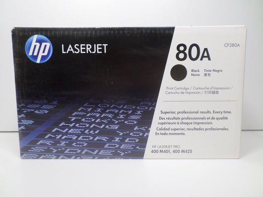 HP 80A LaserJet Original HP Toner Cartridge CF280A (Black)