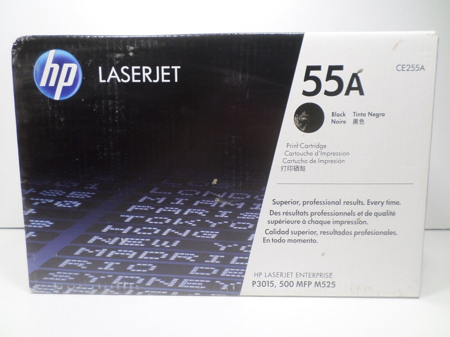 New SEALED Genuine HP 55A Black LaserJet Cartridge (CE255A)