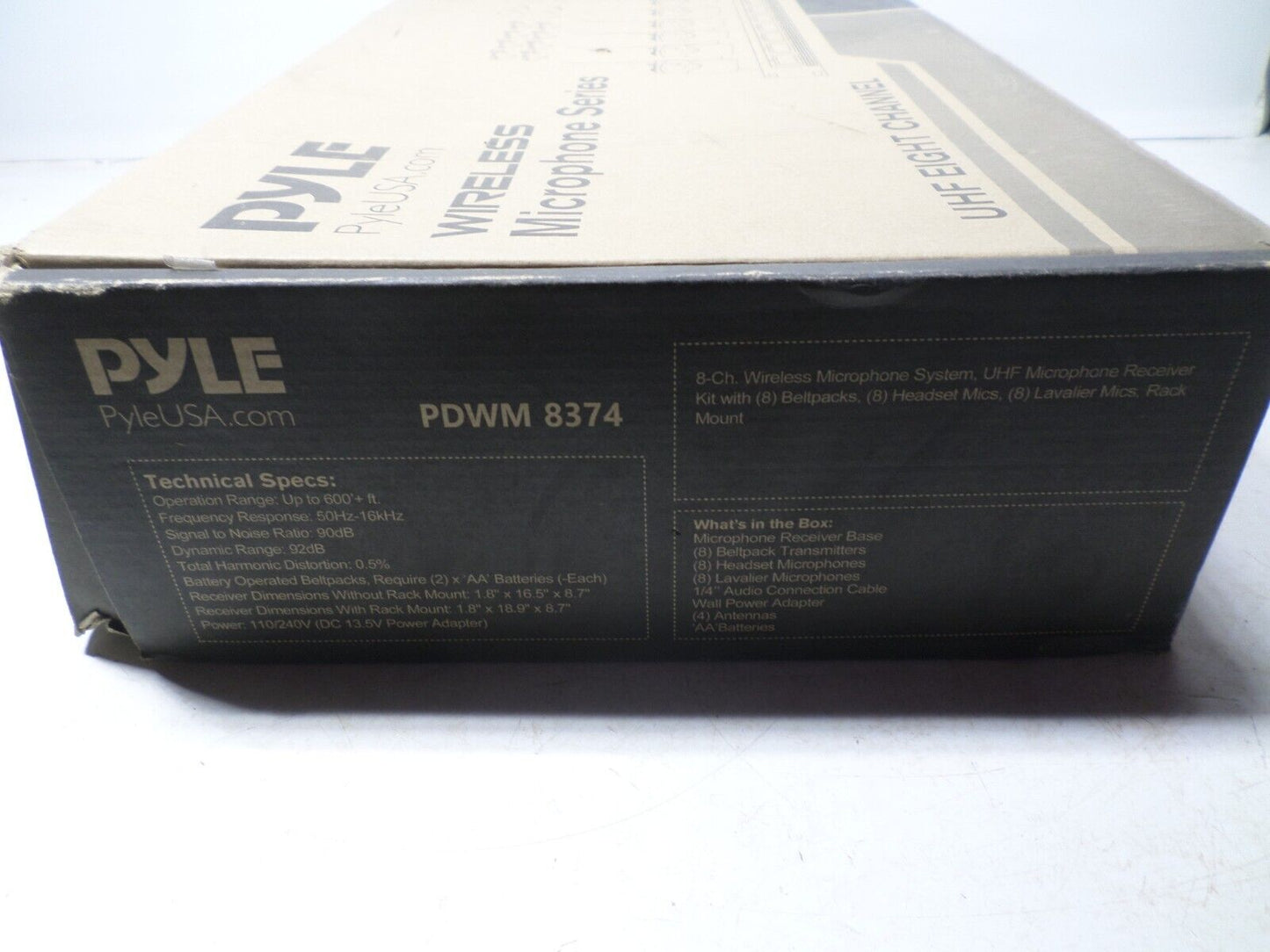PYLE Pro 8-Channel, 8-Unit Microphone & Receiver System - PDWM8374