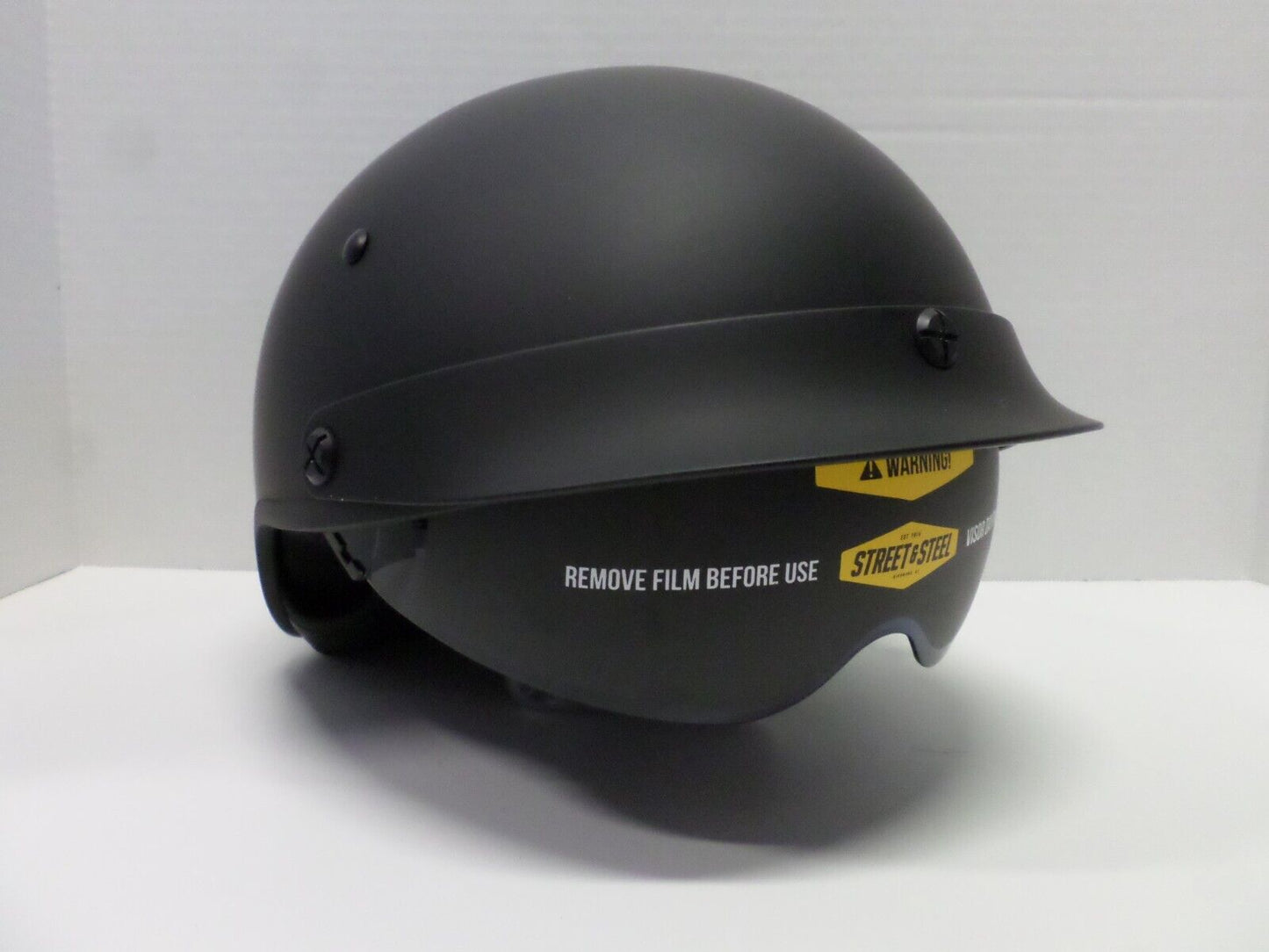 Street And Steel Oakland Motorcyle Helmet SIZE L - Matte Black