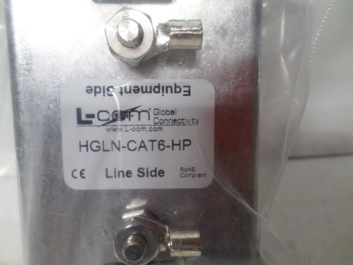 L-Com HGLN-CAT6-HP ETHERNET LIGHTNING PROTECTOR FOR BUILDING ENTRANCE