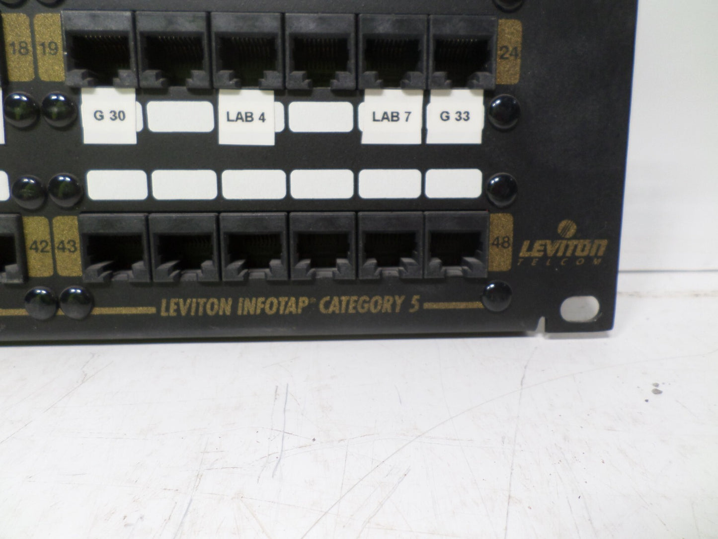 Leviton Cat. No. 49484-B48, CAT 5 INFOTAP