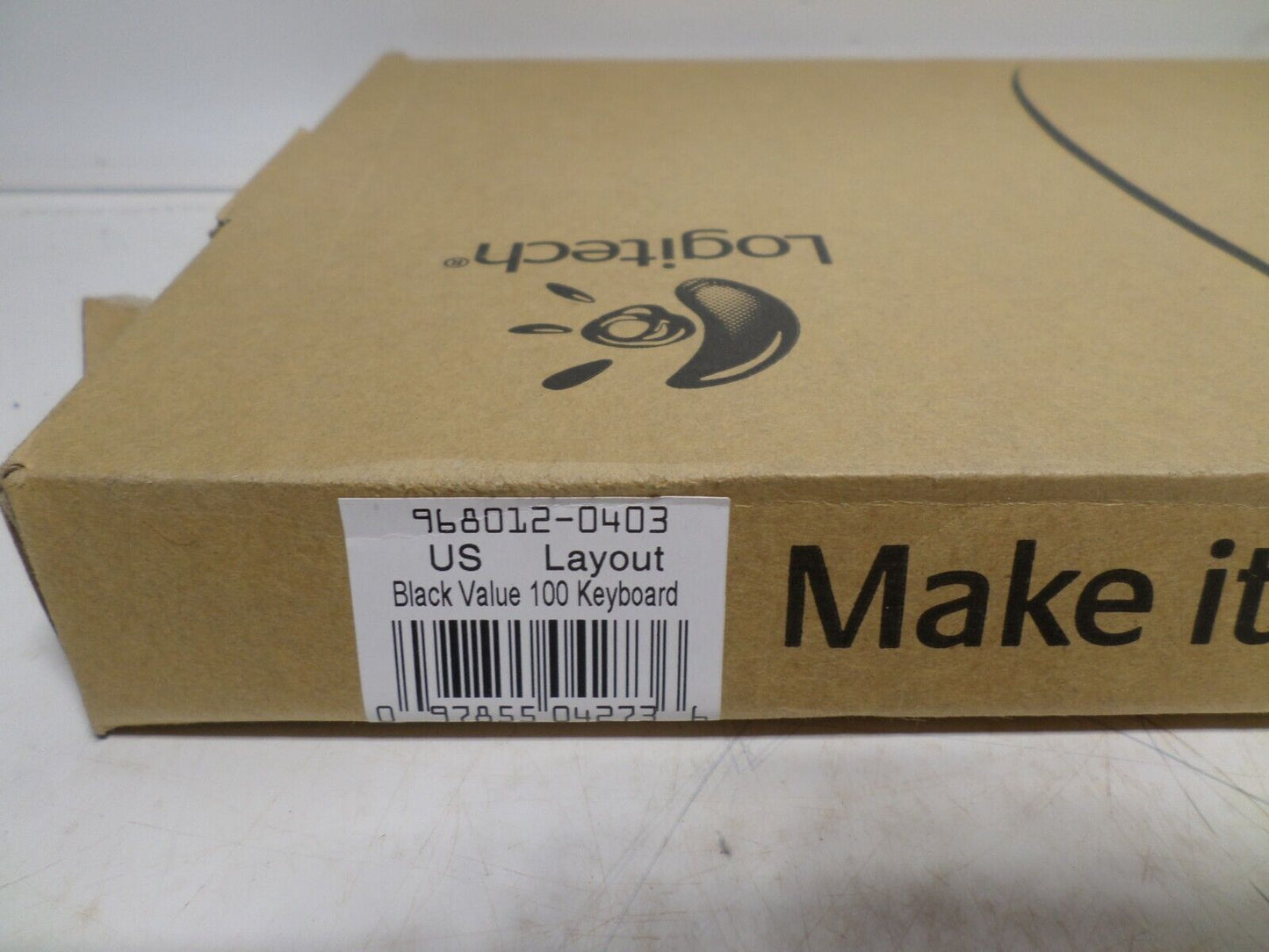 Logitech Value Computer Keyboard PS2 Black Cisnet 868026-0403 Y-SU61 Spill Proof
