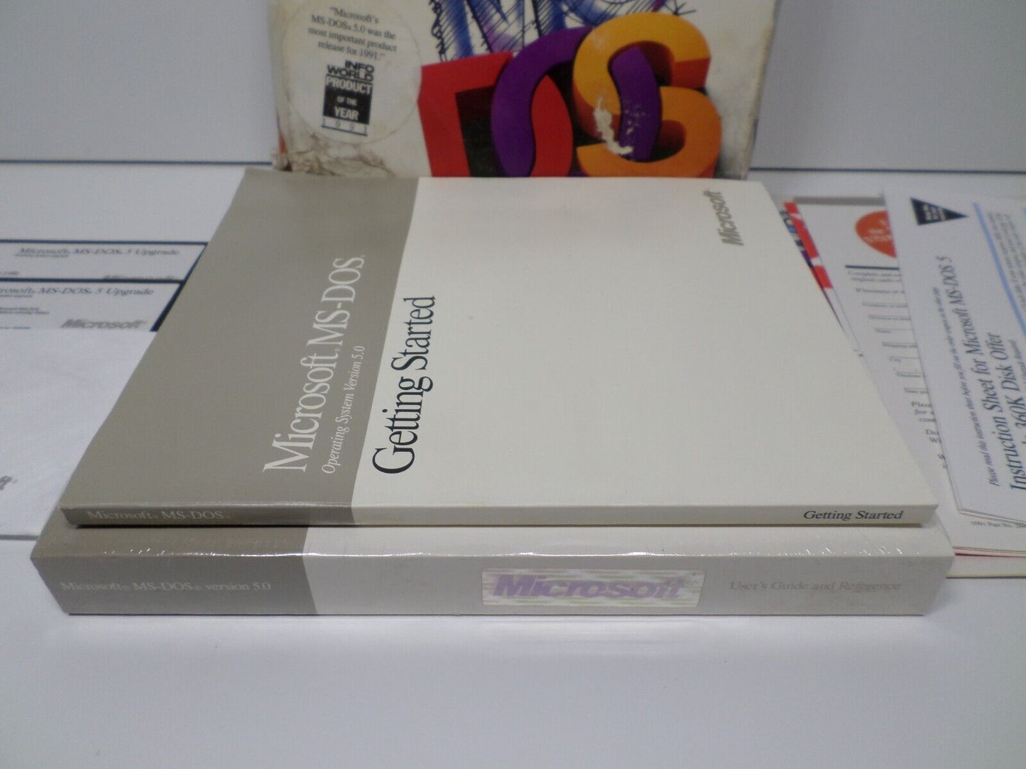 Microsoft MS-DOS 5 Operating System Upgrade Set