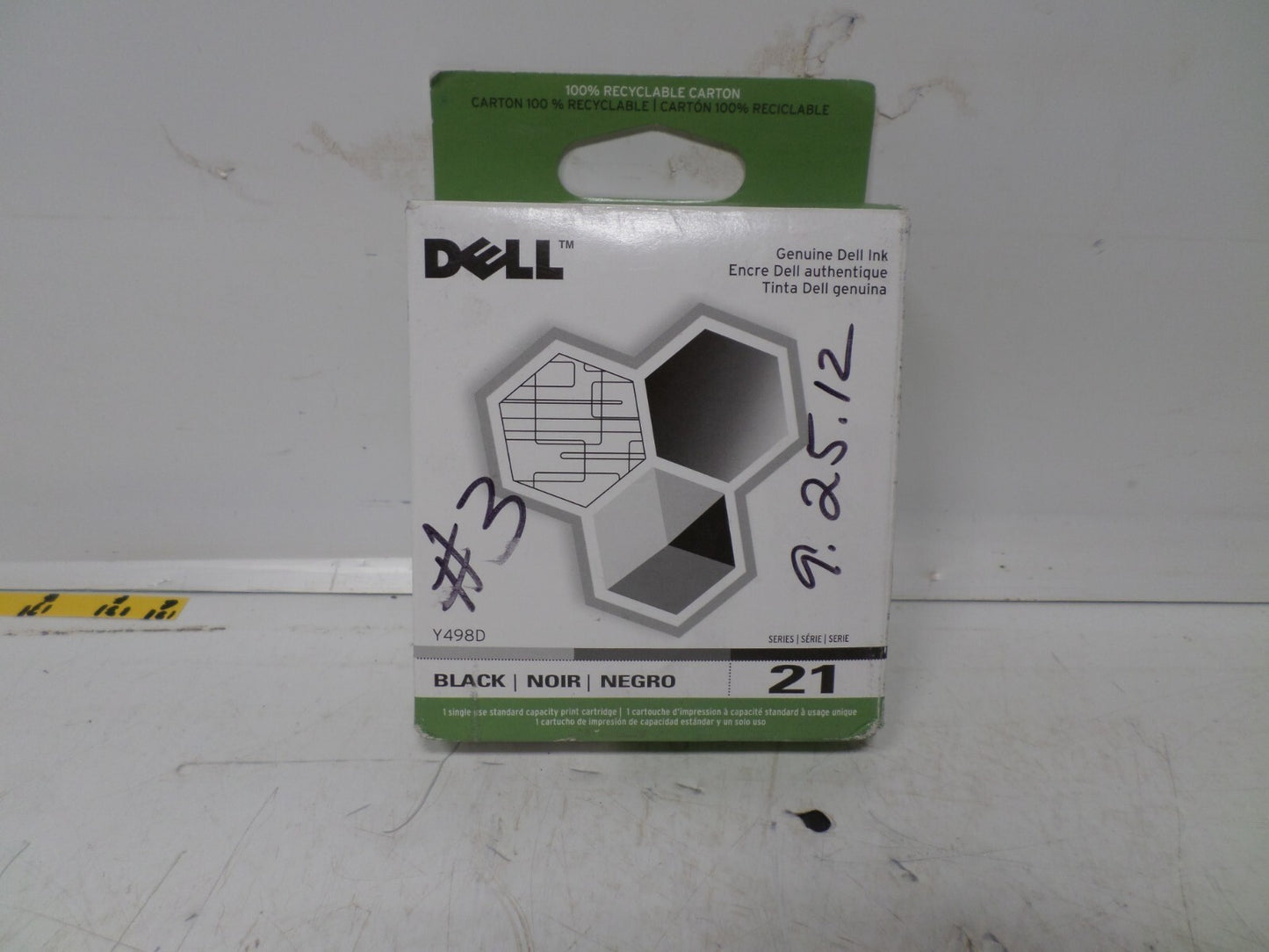 Genuine Dell Printer Ink Cartridge Black 21 series Y498D
