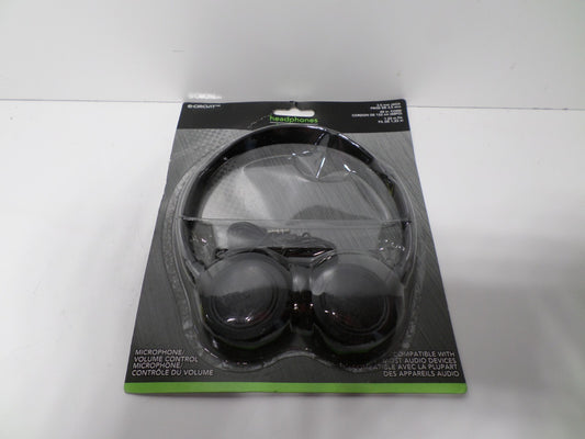 E-CIRCUIT Ultra Lightweight Dynamic Stereo Headphones. 3.5mm Stereo Plug