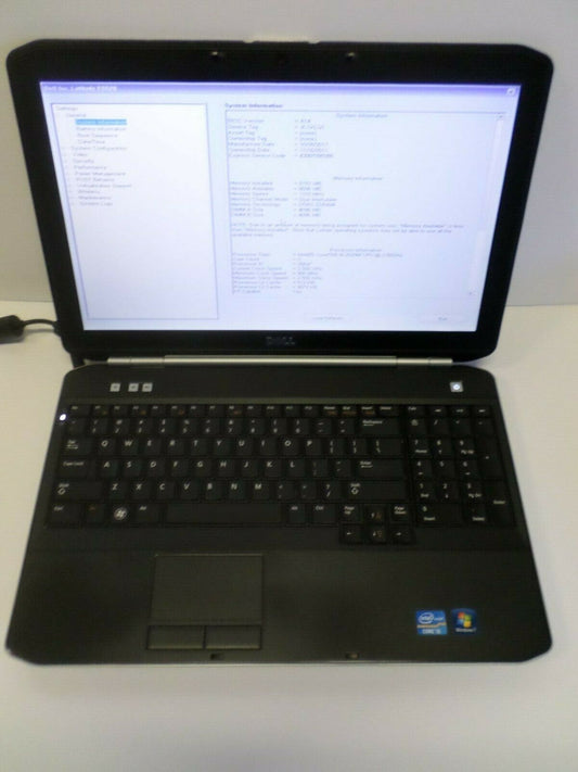 Dell Latitude E5520 Laptop Notebook i5-2520M 2.5GHz 8GB No HDD/Caddy
