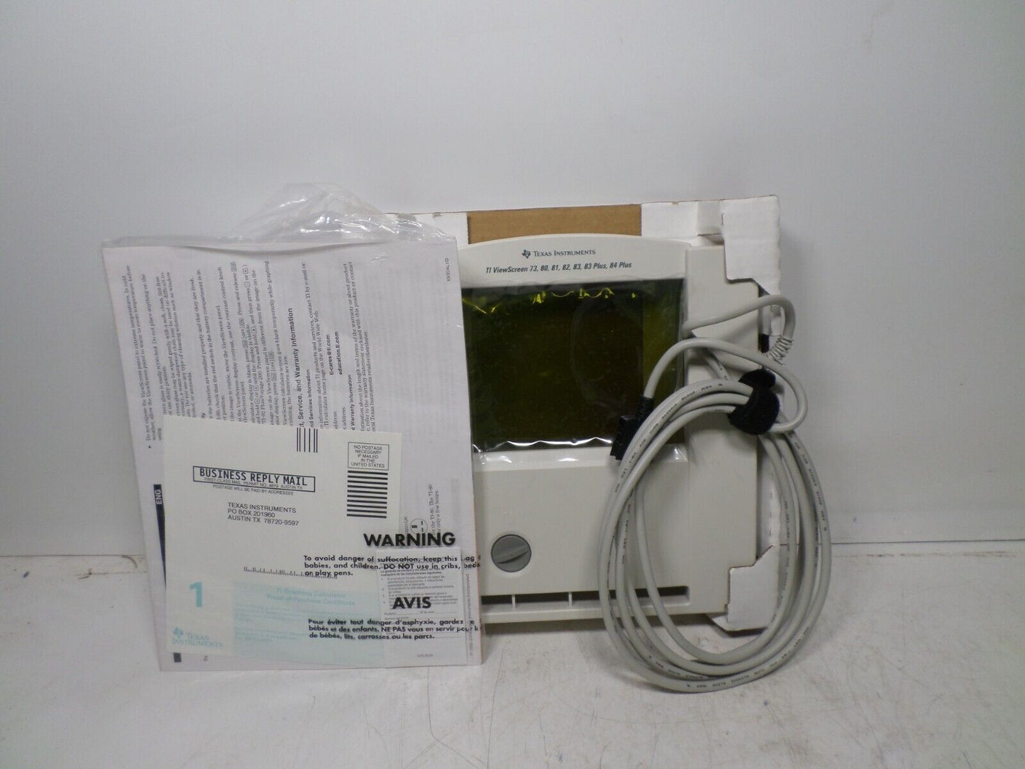 Texas Instruments TI ViewScreen 73,80,81,82,83,83 Plus,84 Plus