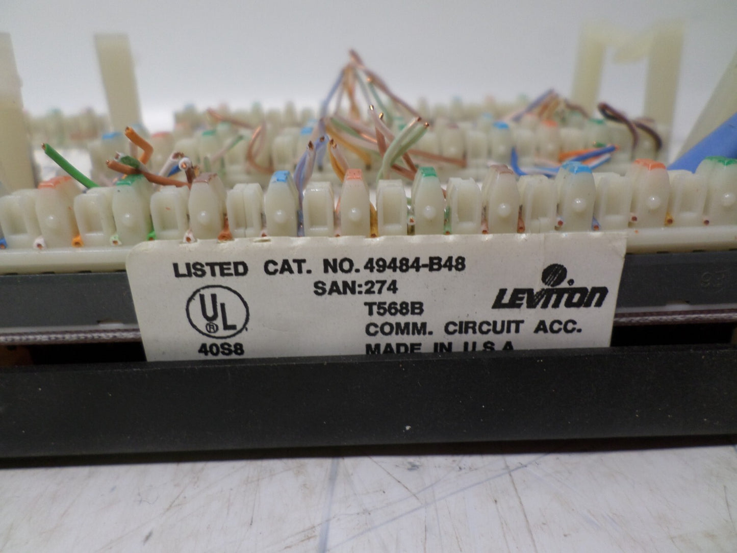 Leviton Cat. No. 49484-B48, CAT 5 INFOTAP