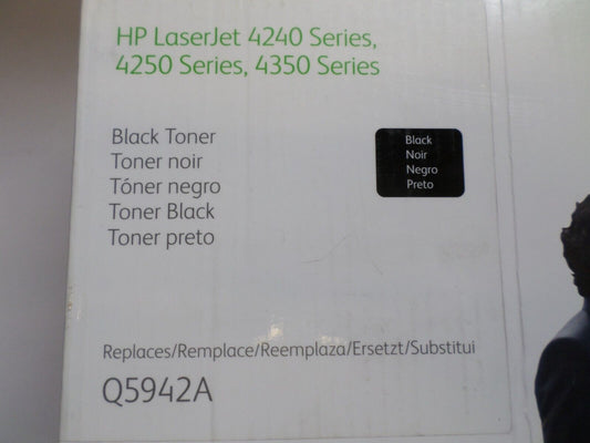 New Sealed Q5942A Black LaserJet Replacement Toner Print Cartridge