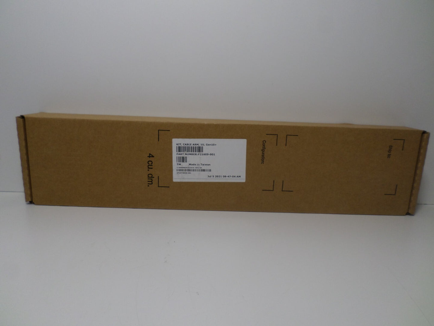 21609-001 KIT, CABLE ARM, 1U , GEN 10+