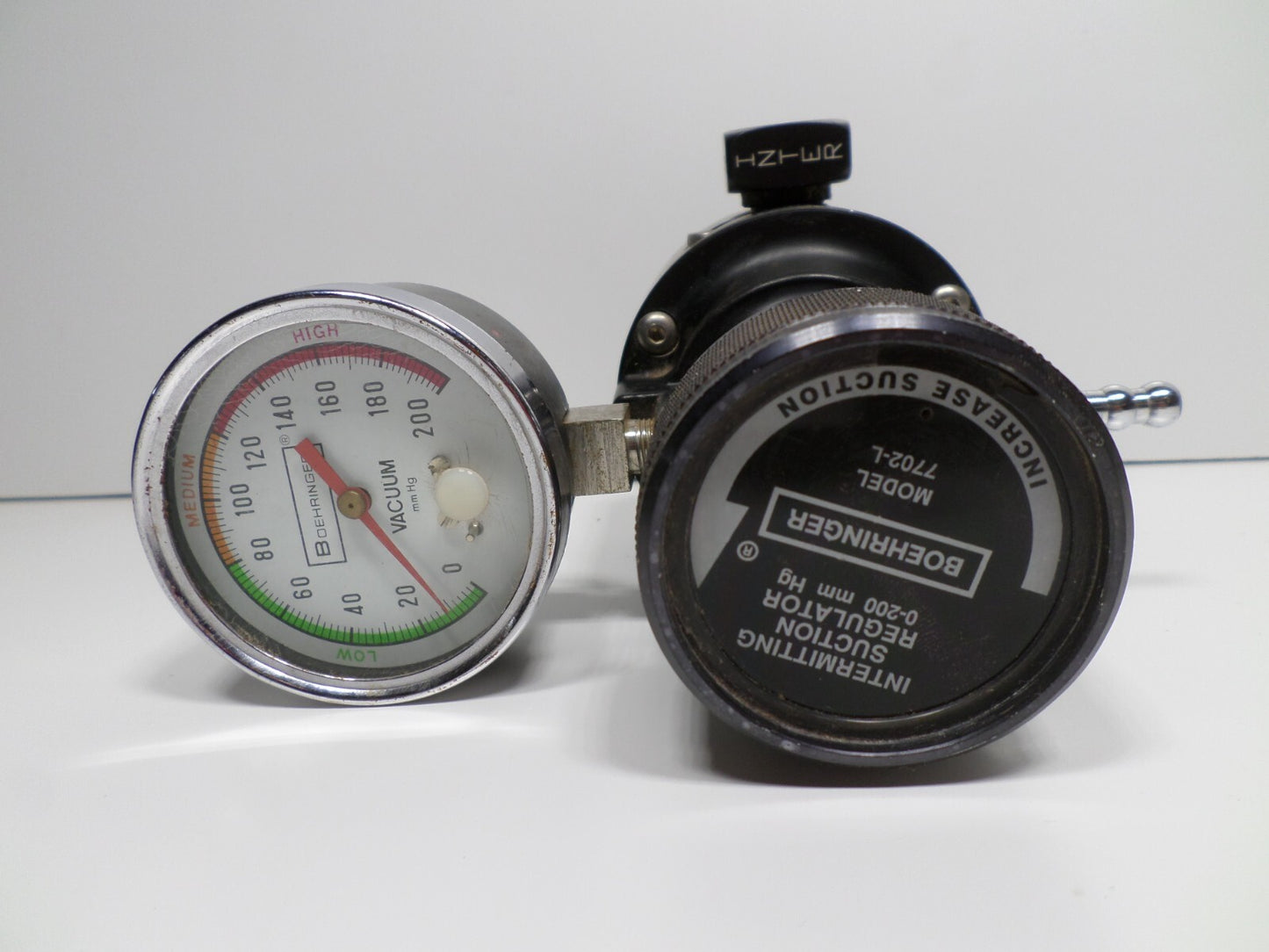 Boehringer 7702-L Intermittent Vacuum Suction Regulator 0-200 mmhg