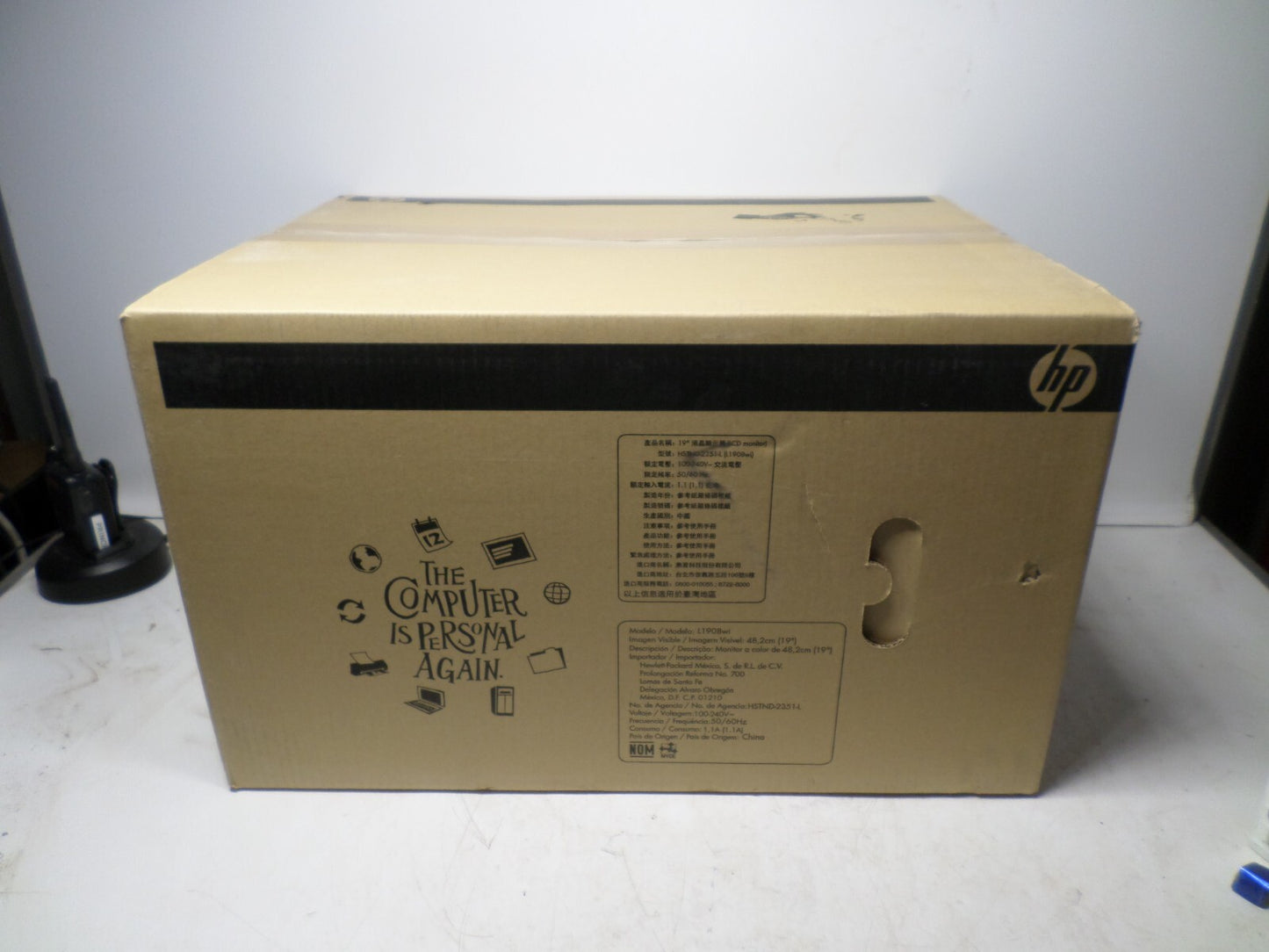 HP Hewlett Packard 19 Inch Color Monitor(L1908WI)HP HSTND-2351-L