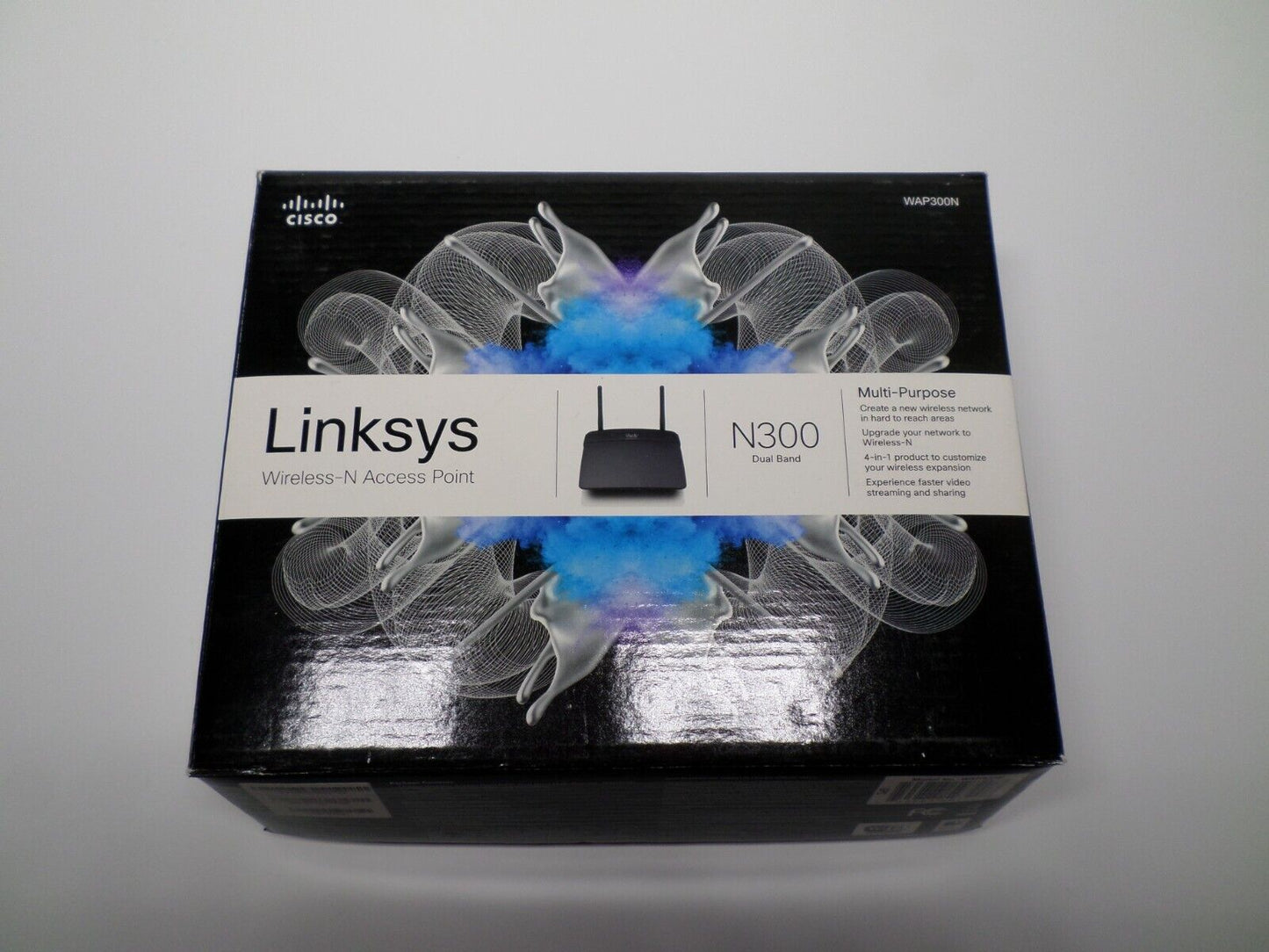 Linksys E1200 300 Mbps 4-Port 10/100 Wireless N Router - Tested & Working