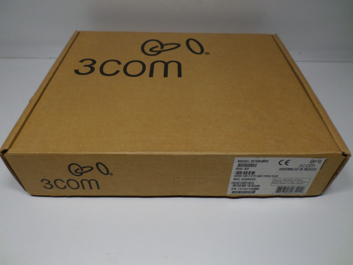 NEW! 3COM 3C10248PE NBX 2101PE Basic VoIP Phone (Black)