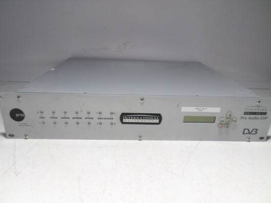International Datacasting SFX4104FR SuperFlex Pro DVB-S Pro Audio Exp DV3