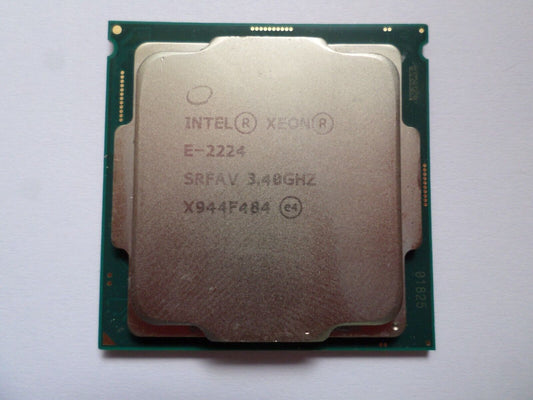 Intel Xeon E-2224 SRFAV 3.40GHz Processor Socket LGA1151 CPU