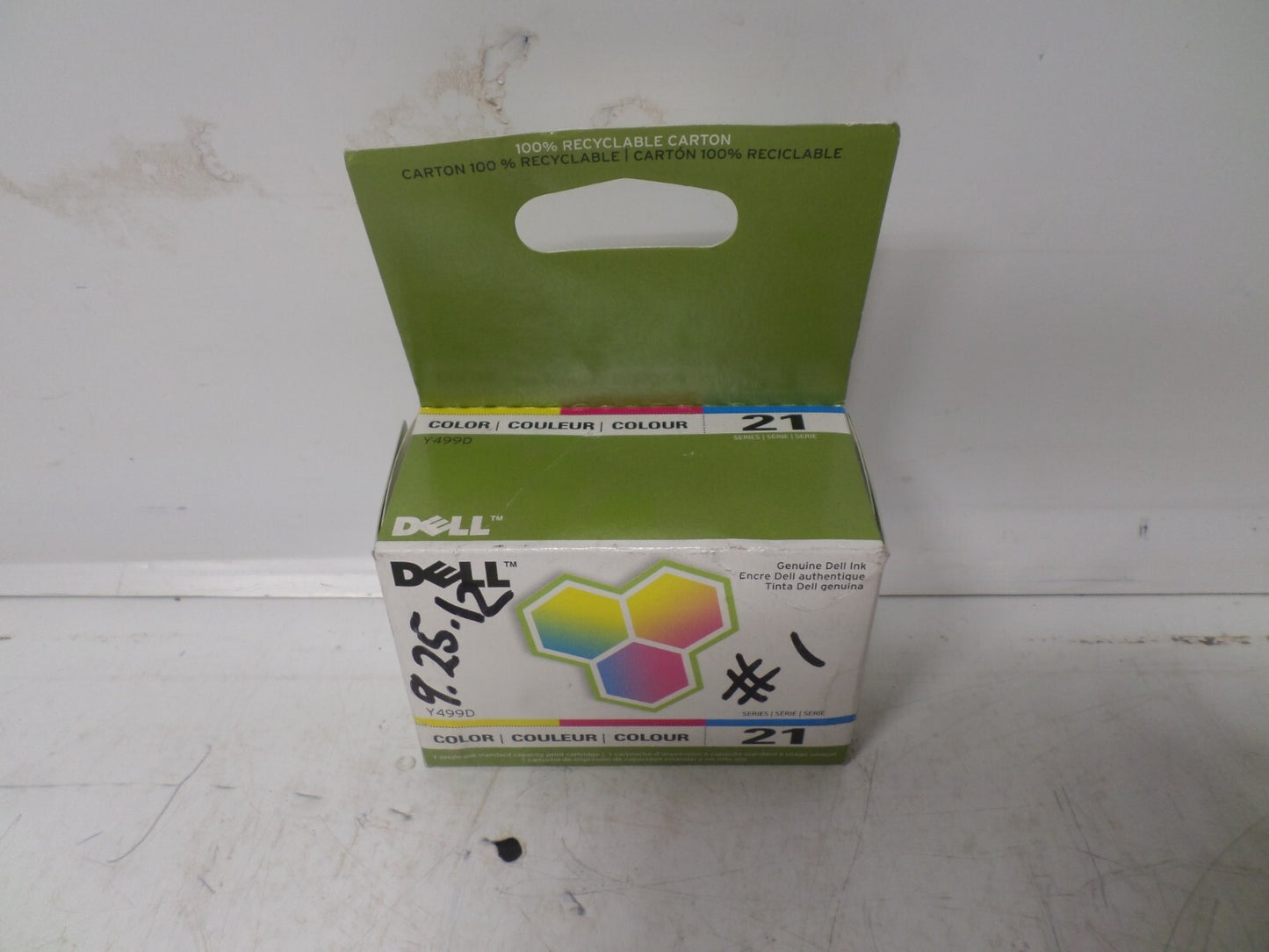 Genuine Dell 21 ~ Color Ink Cartridge ~ New In Box