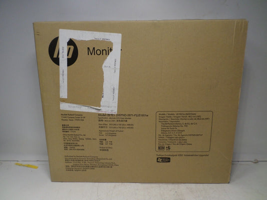 New Sealed HP LE1901W 19" Widescreen LCD Monitor