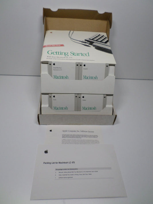 MACINTOSH LC 475 INSTALL SYSTEM DISKS