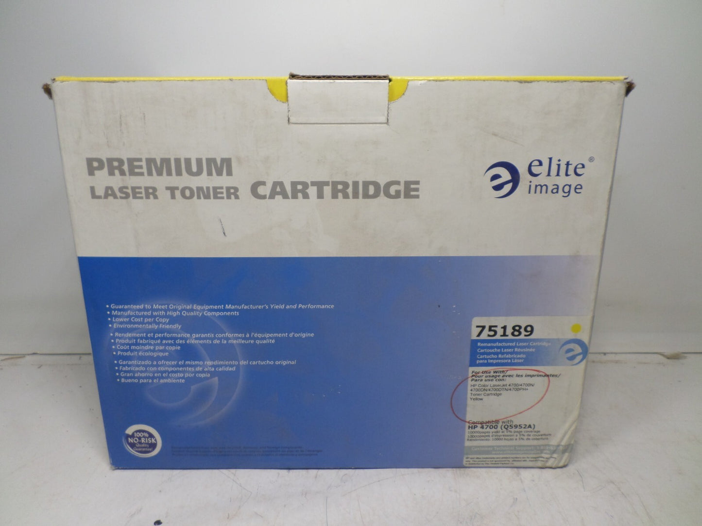 ELITE IMAGE 75189 Compatible Q5952A  REMAN LASER TONER CARTRIDGE (YELLOW)