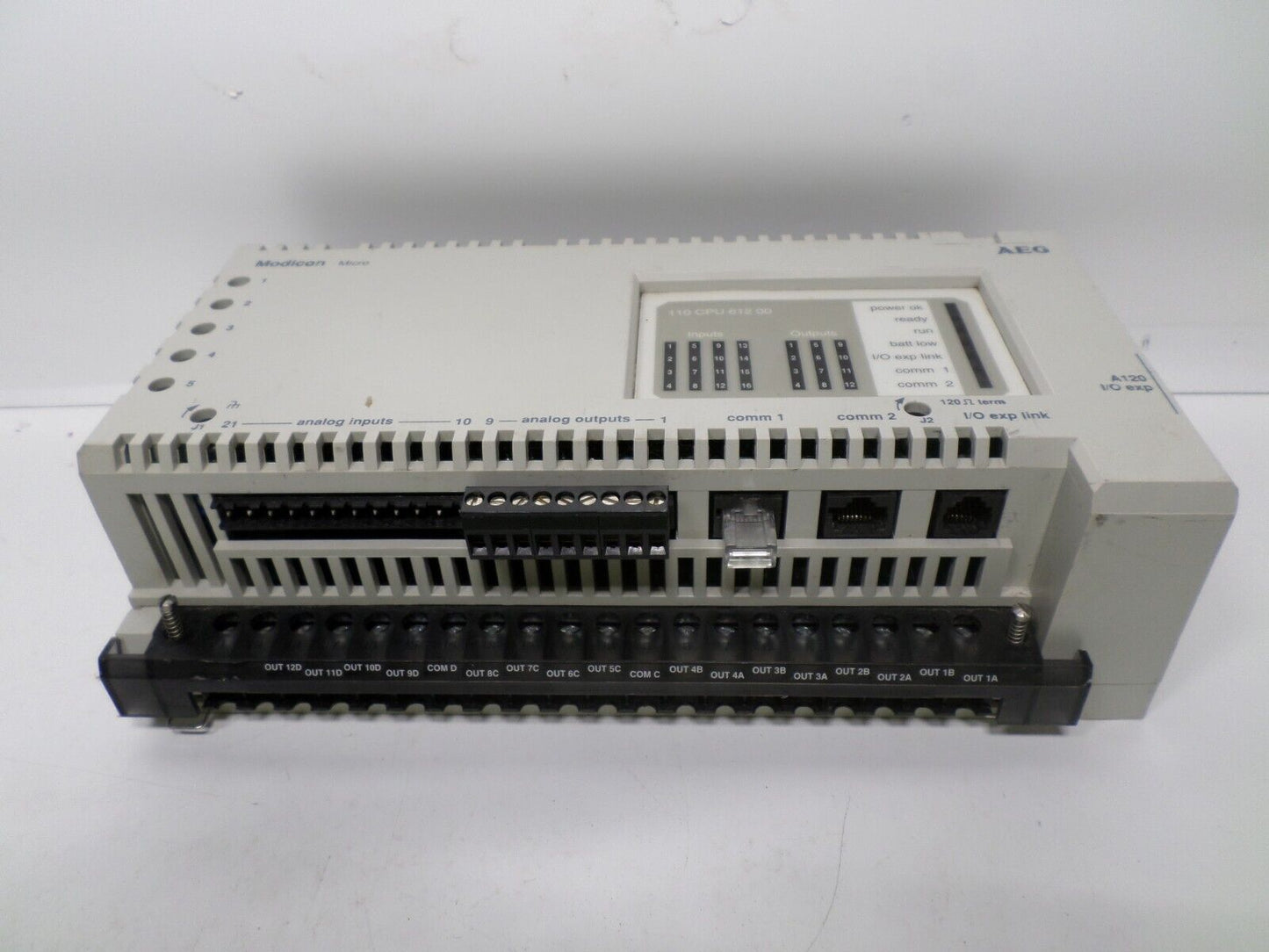 SCHNEIDER AEG Modicon Micro 110-CPU-612-00  110CPU61200