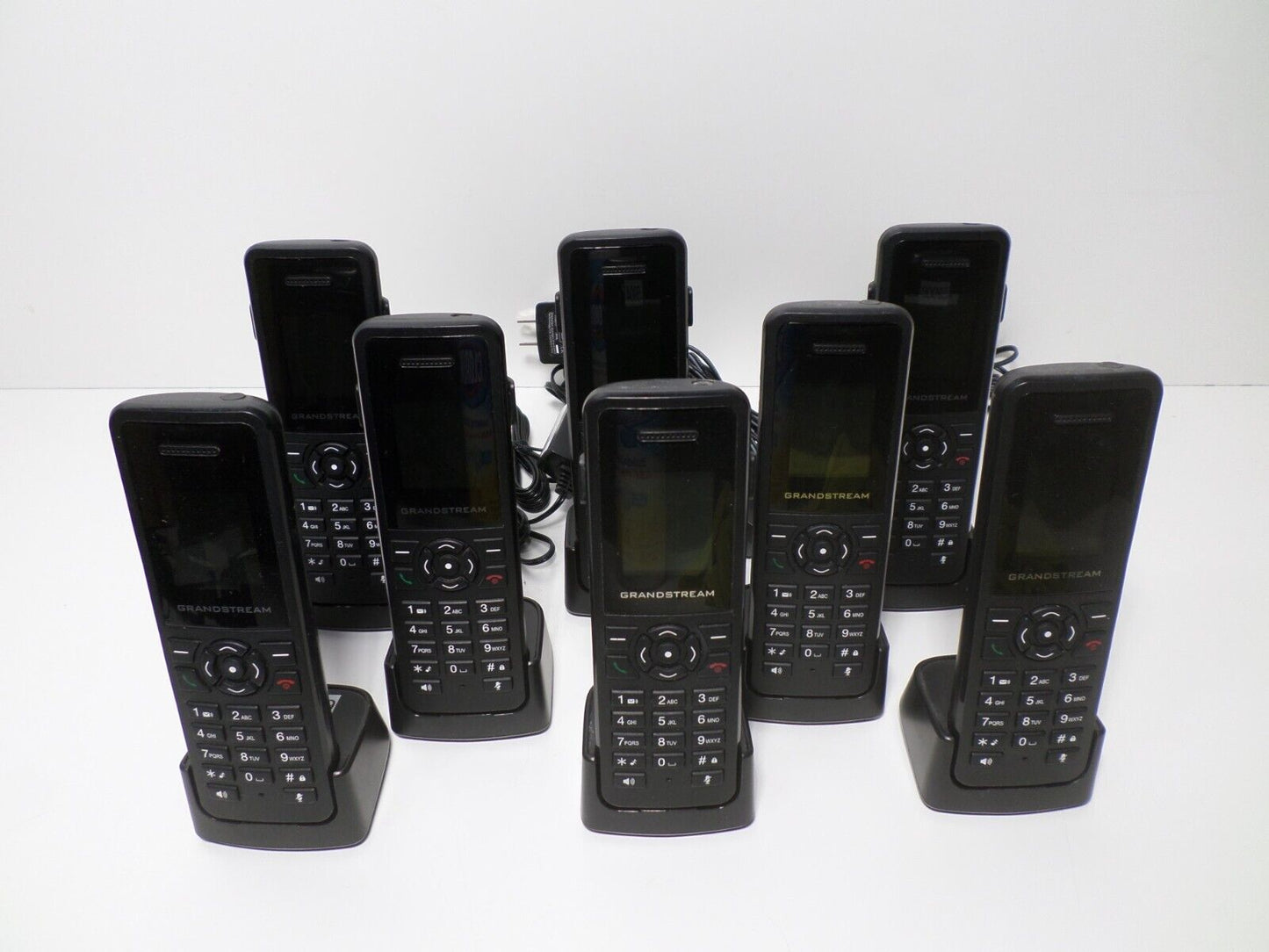 (LOT OF 8) Grandstream DP720 Dect Cordless VoIP Telephone,Black