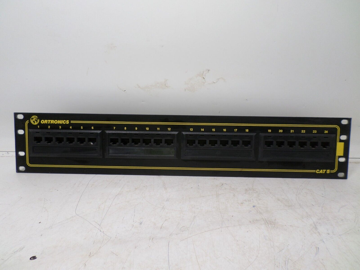 Ortronics OR-851000304 24 Port CAT5E Patch Panel Clarity Rack Mount