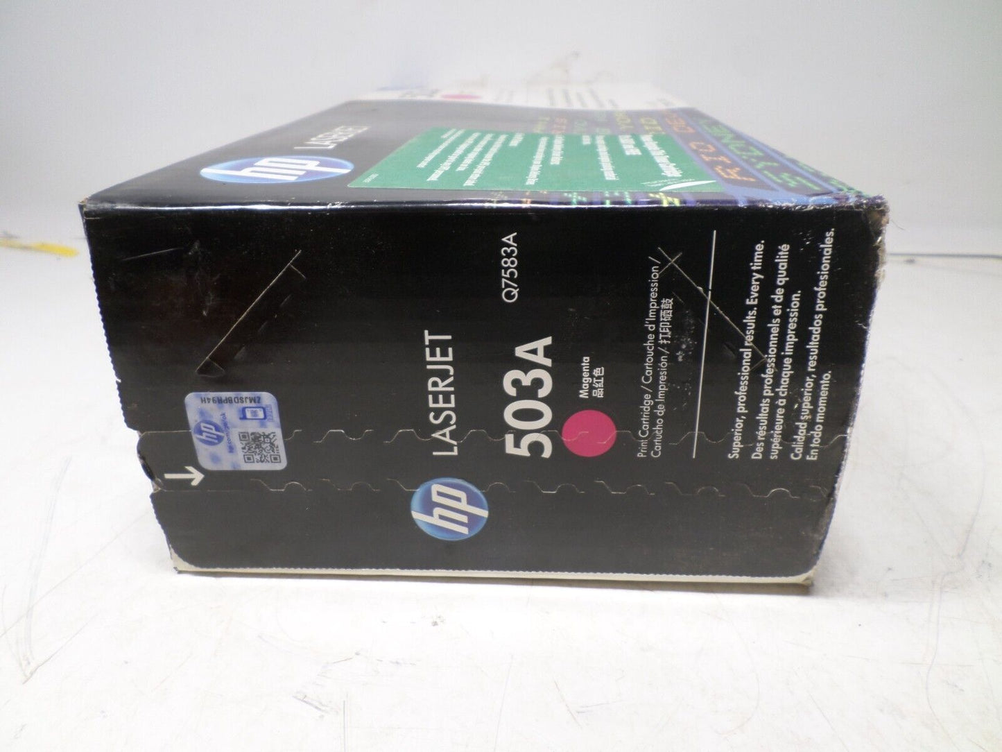 HP 503A Magenta Original LaserJet Toner Cartridge, Q7583A New Sealed