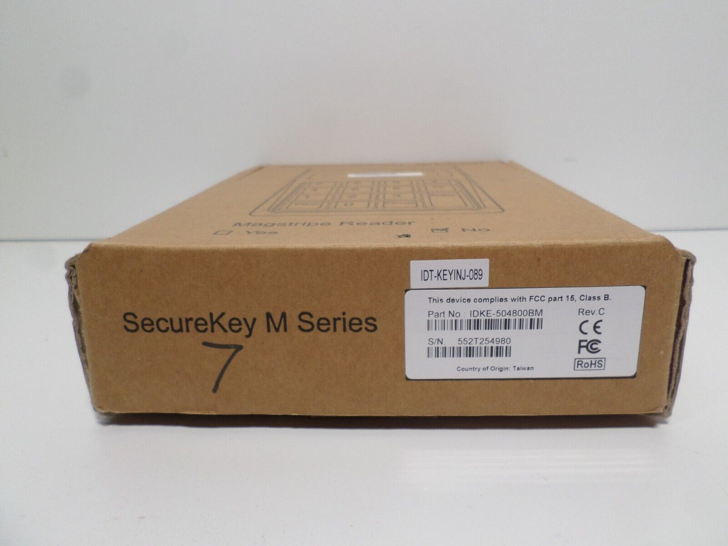 IDTECH SecureKey M100/ M130 ENCRYPTED KEY PAD IDKE-504800BM USB