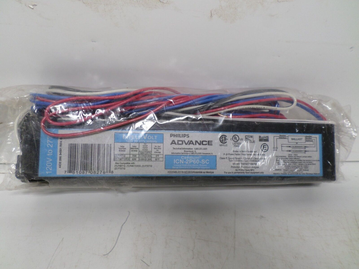 Phillips Advance Centium ICN-2P60-SC - 1 Pack