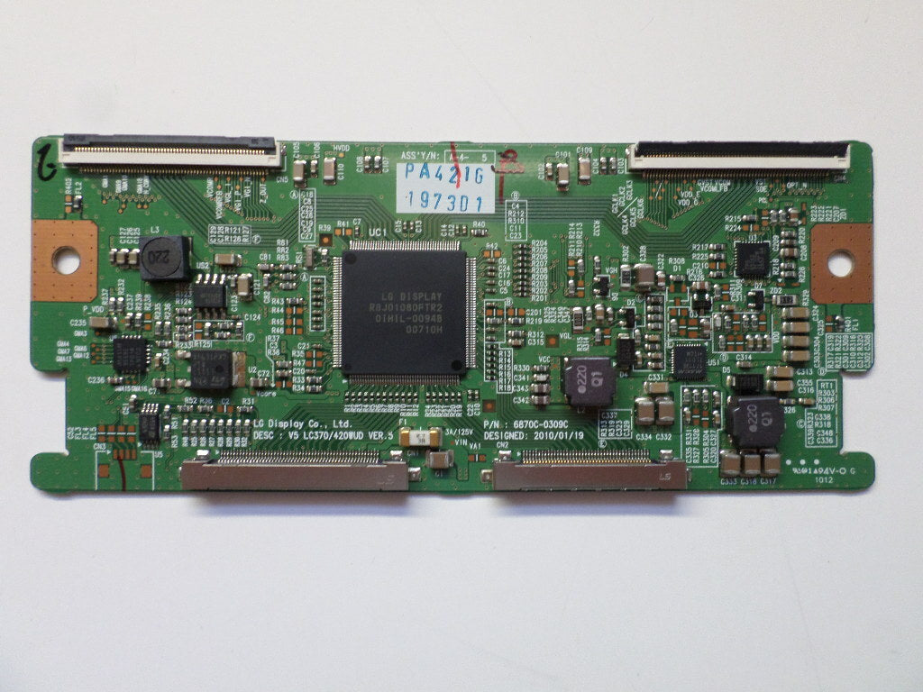 Vizio 42" E421VA JVC LT-42PM51 6870C-0309C 1973D T-Con Timing Control Board Unit