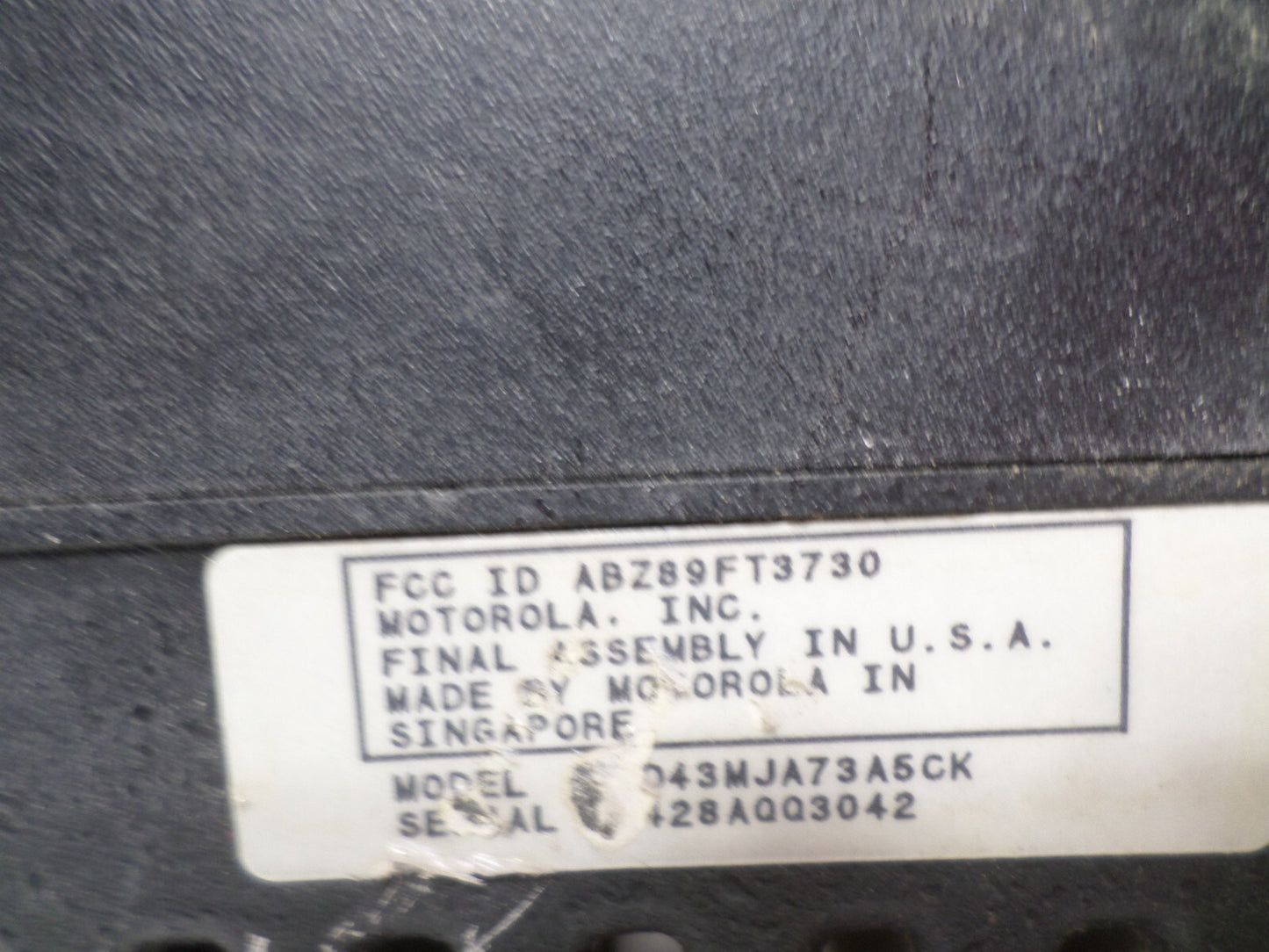 Motorola MaxTrac 100 VHF Radio  D43MJA73A5CK
