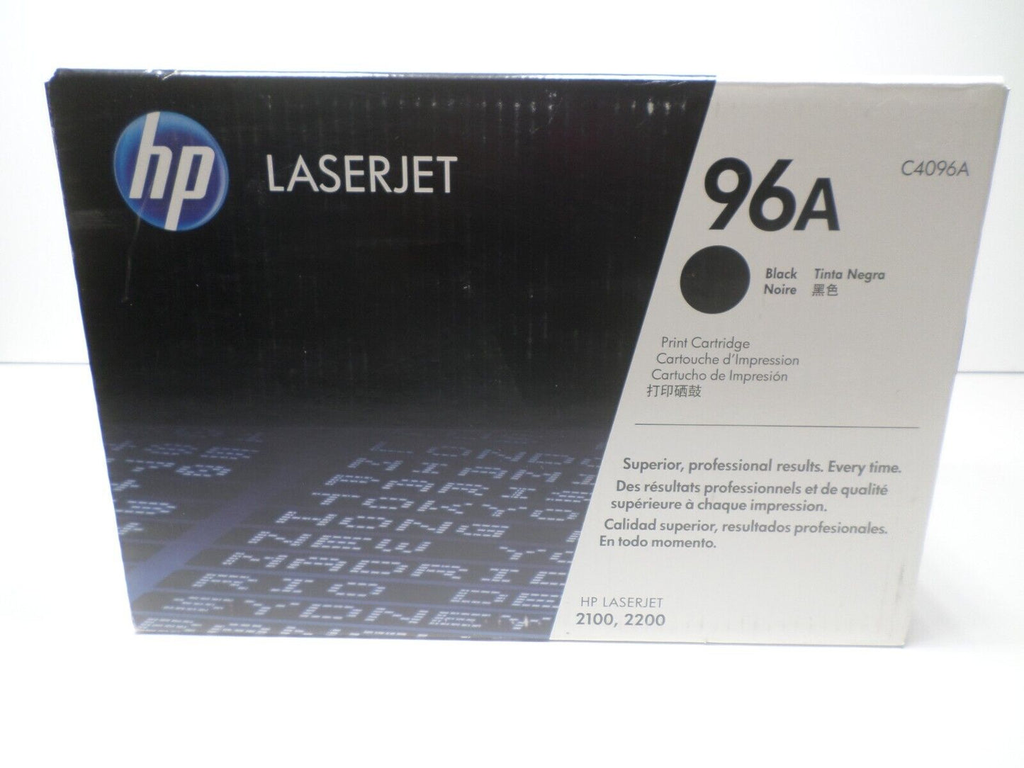 Genuine Sealed HP 96A Black Toner Cartridge C4096A LaserJet 2100 2200 BRAND NEW