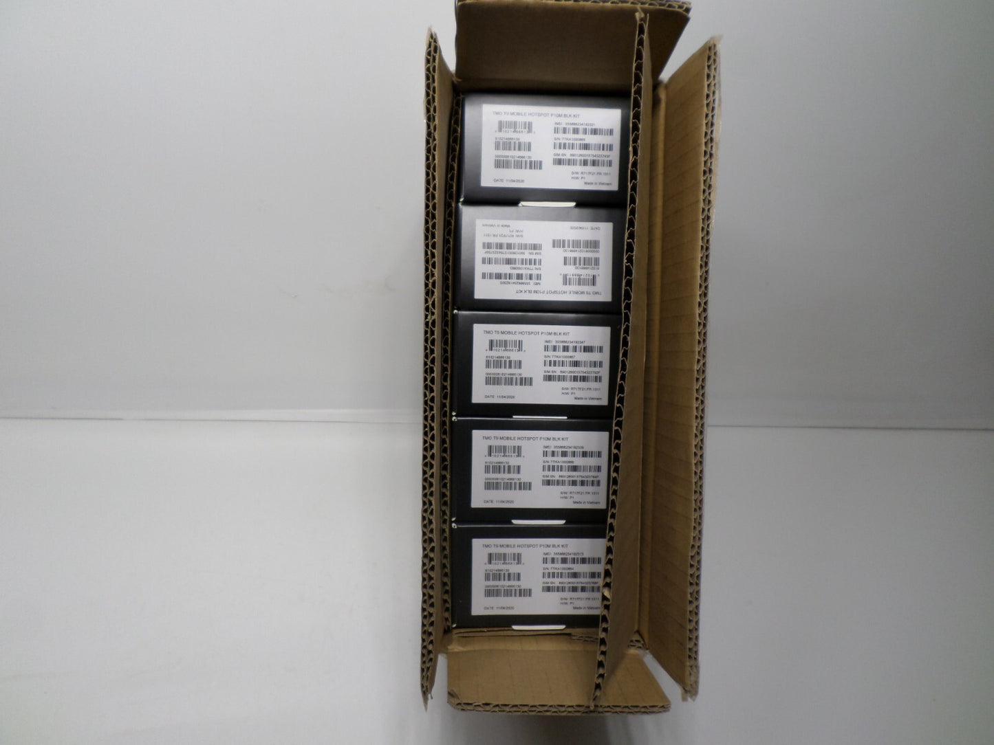 Lot of 5 T-Mobile Franklin T9 Mobile Hotspot With Sim Card & battery