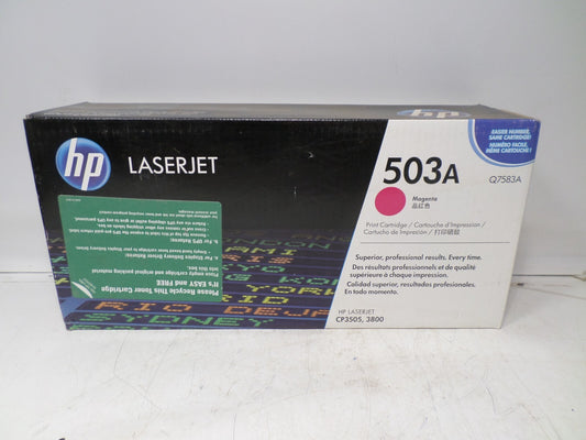 HP 503A Magenta Original LaserJet Toner Cartridge, Q7583A New Sealed