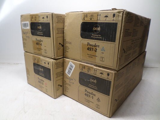 Oce CX2100 * SET OF FOUR * Toner Cartridge 497-1,497-2,497-3,497-4