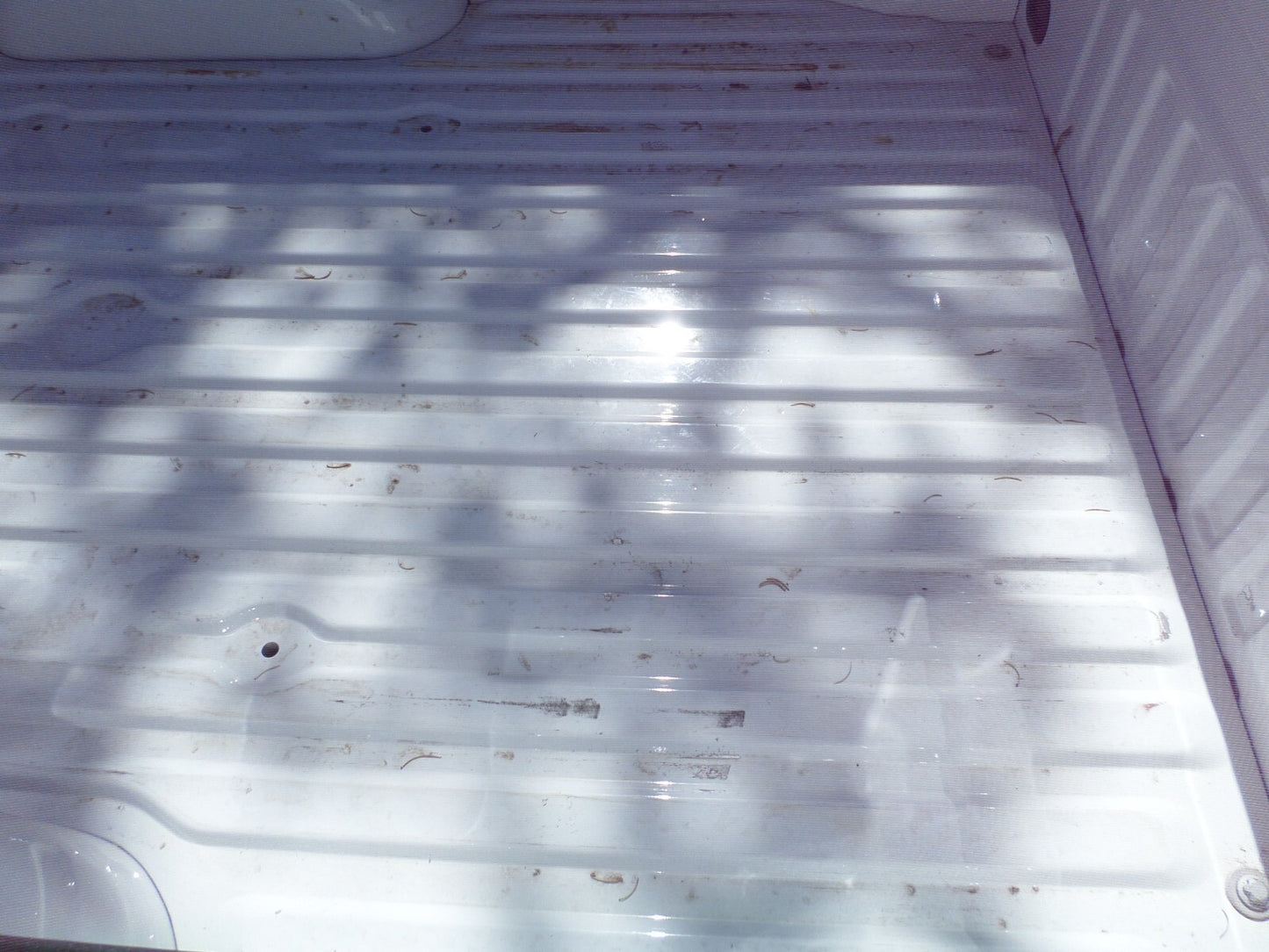 2023 FORD F250/F350 TRUCK BED BOX LONG 8' SRW WHITE COMLETE W/ TAILGATE , LIGHTS