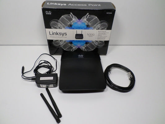 Linksys E1200 300 Mbps 4-Port 10/100 Wireless N Router - Tested & Working