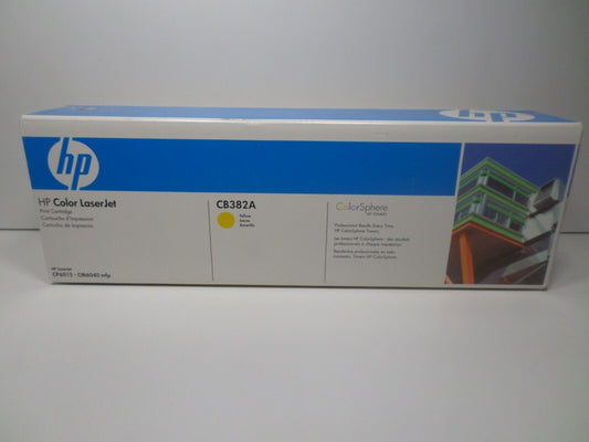 Original HP 824A Yellow CB382A Laserjet Printer Genuine Cartridge Toner Sealed
