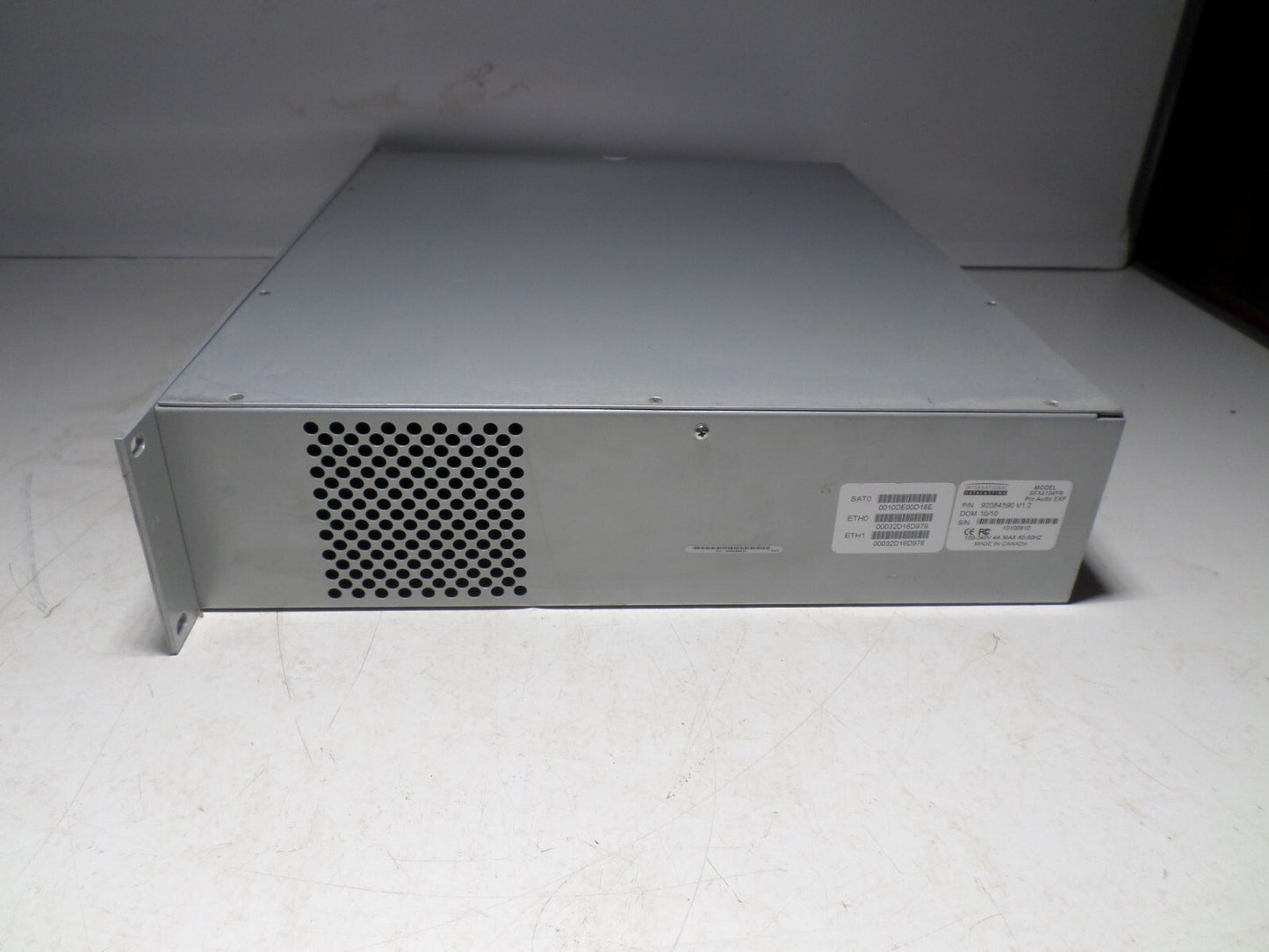 International Datacasting SFX4104FR SuperFlex Pro DVB-S Pro Audio Exp DV3